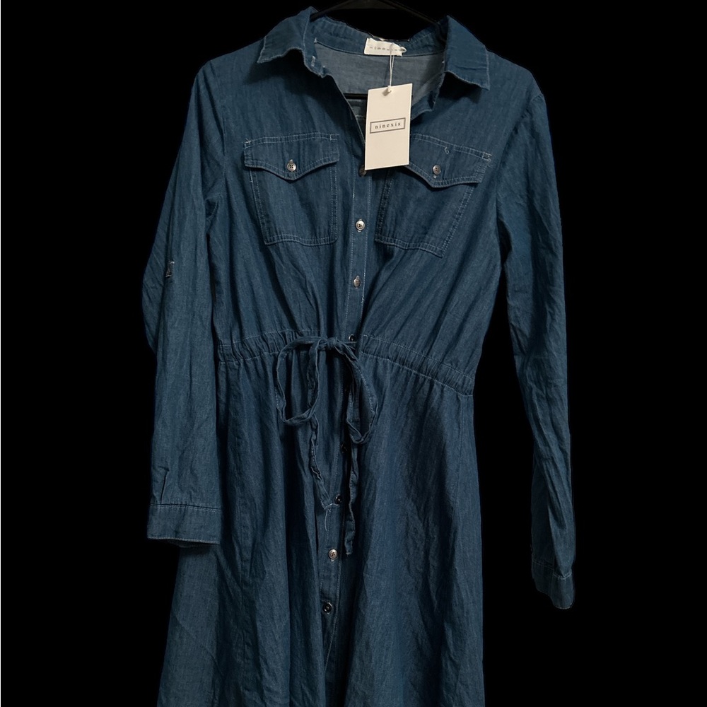 Ninexis Denim Dress- Size Small NWT